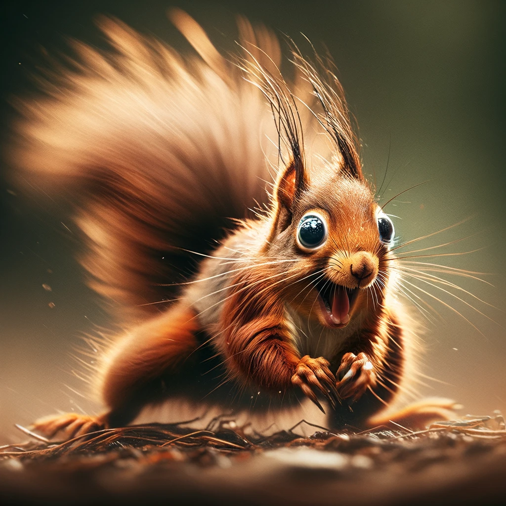 Scared Squirrel