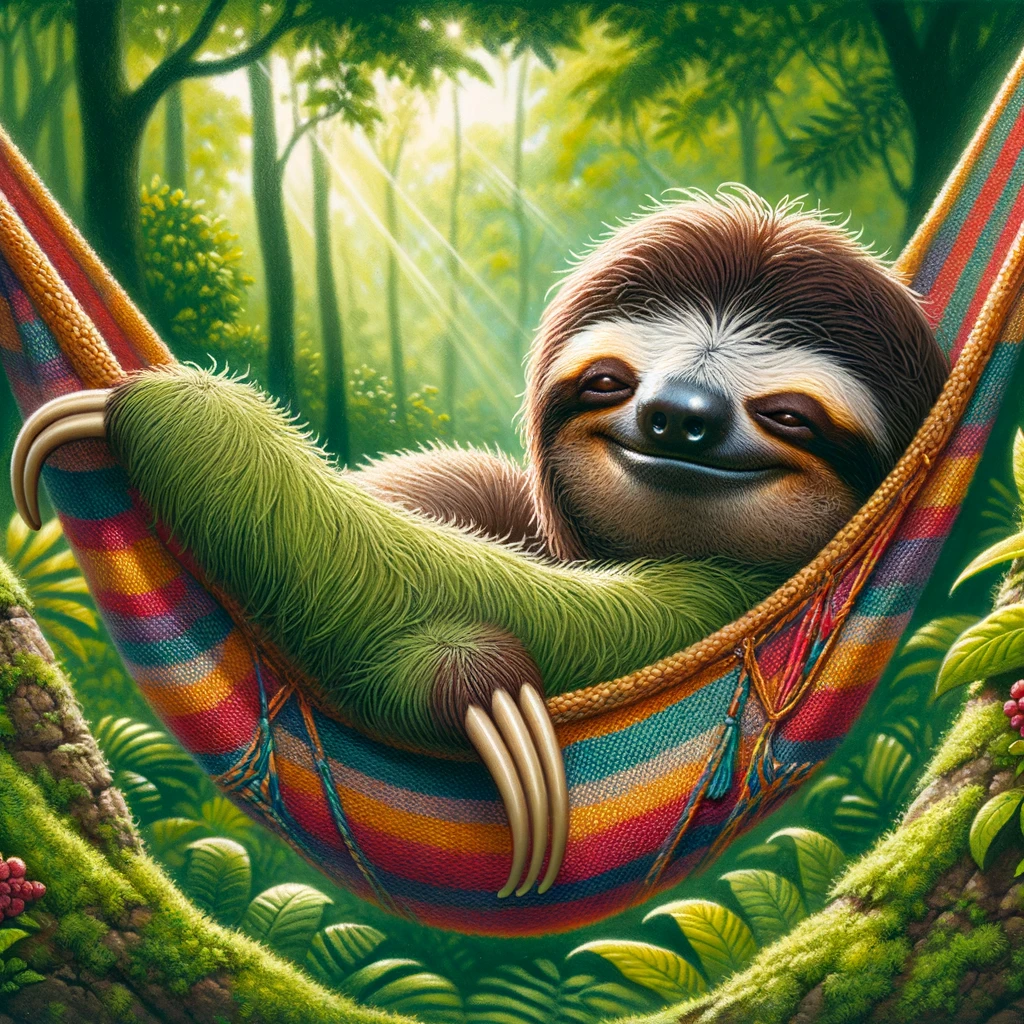 Sloth Relaxing
